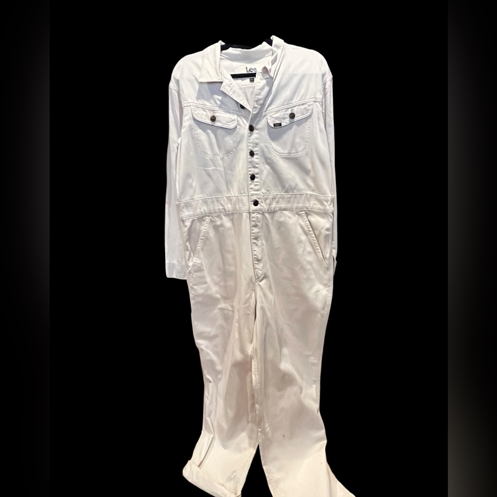 NWOT Lee Union Alls Twill Denim Jumpsuit - Picture 2 of 7